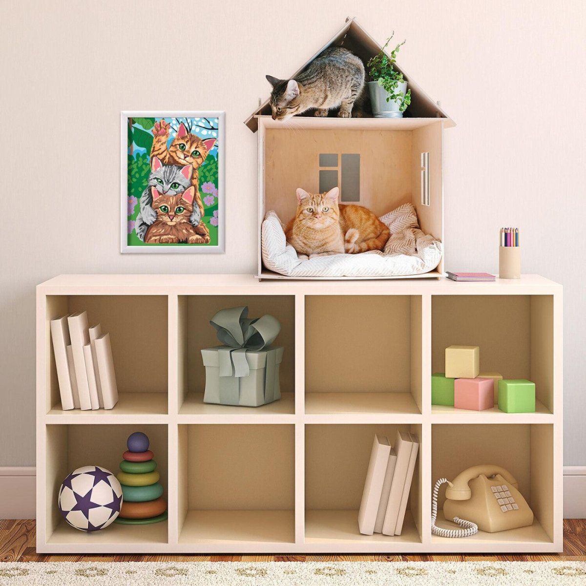 Cornice Funny Kitties Con Colori AS Company 1038 - 41010 - 5203068410100 - DarSaGiocattoli