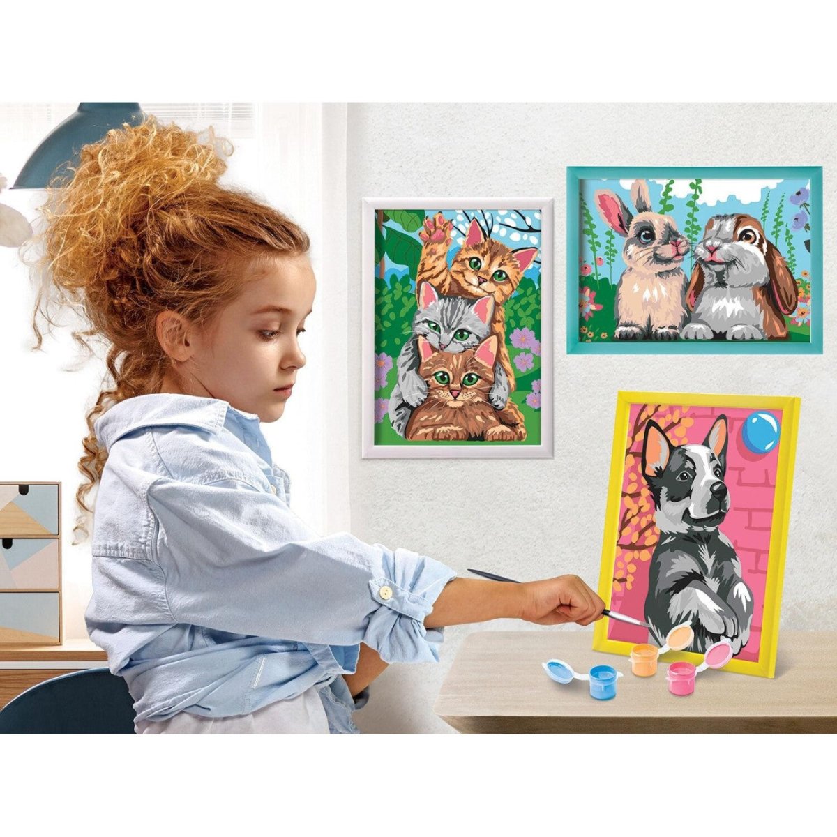 Cornice Funny Kitties Con Colori AS Company 1038 - 41010 - 5203068410100 - DarSaGiocattoli