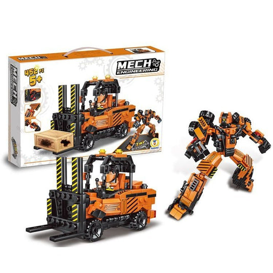 Costruzioni Click Clack Trasformer 2 in 1 Teorema 80953 - 8017967809531 - DarSaGiocattoli