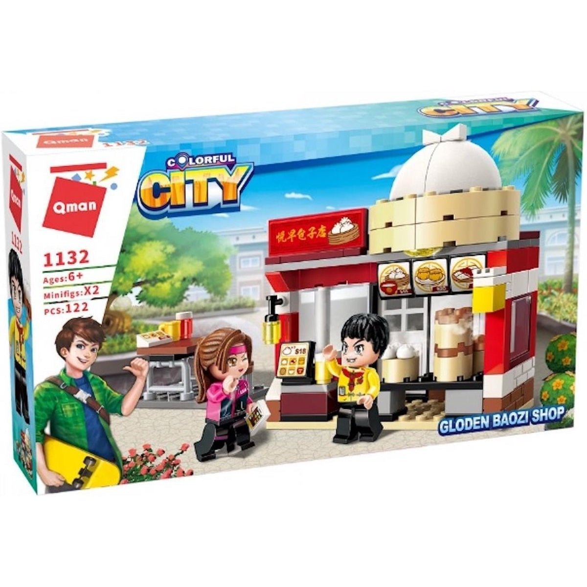 Costruzioni QMAN Negozio Golden Baozi 1132 - 6955265608031 - DarSaGiocattoli