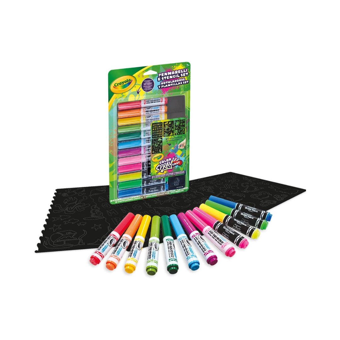 CRAYOLA 25 - 7495 Ricarica Mini Pennarelli Cloro spray 16 Pezzi - 5010065074958 - DarSaGiocattoli