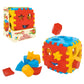 Cubo Attività Con 12 Forme Ad Incastro Globo 05087 - 8014966050872 - DarSaGiocattoli