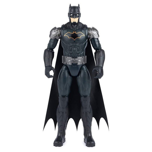 Dc Comics Batman in Scala 30 cm con Armatura Combact Grigio 6065137 - 0778988434413 - DarSaGiocattoli