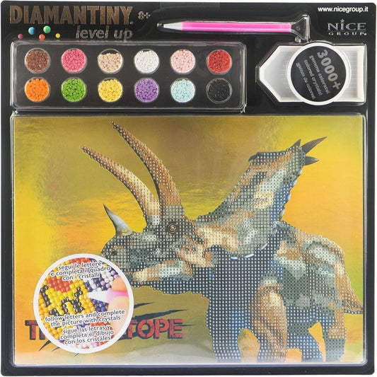 Diamantiny Level Up Nice Group Creative Art Diamond Painting Kit Crea Il Mosaico Dinosauri 96400 - 8056779964038 - DarSaGiocattoli