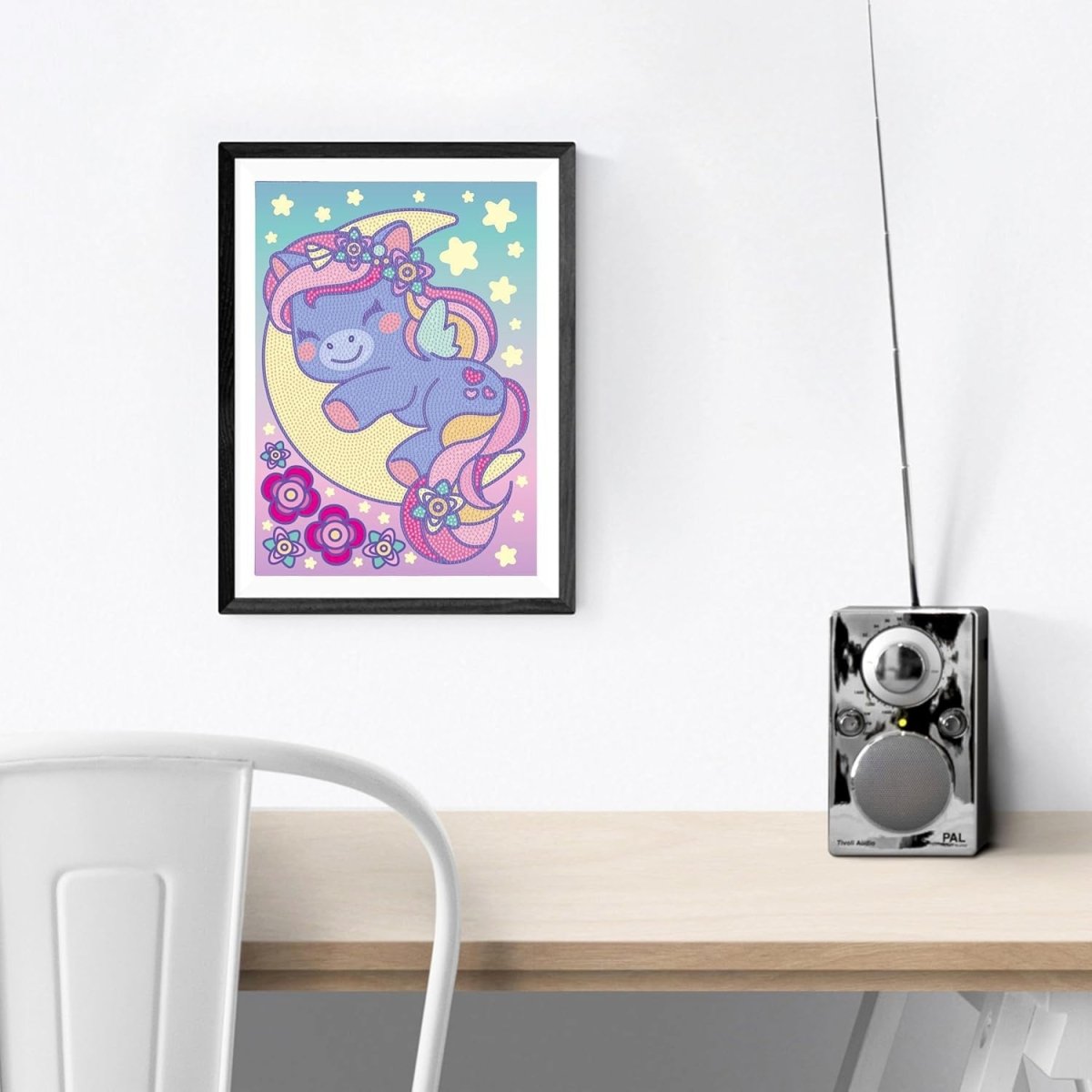 Diamantiny Nice Group Design Art Art Kawaii Unicorno con Luna 90019 - 8056779900197 - DarSaGiocattoli