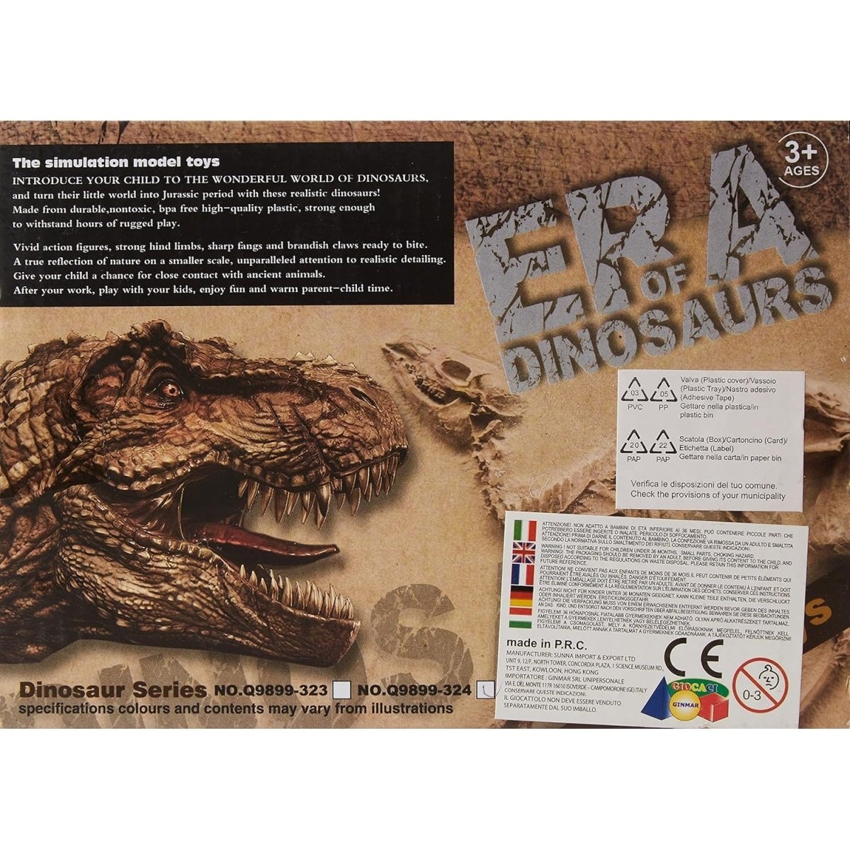 Dinosauri e Creature Preistoriche 19x14x7 cm Ginmar 51850 Modelli Assortiti - 8034094806066 - DarSaGiocattoli