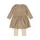 Dirkje Completo Bambina Con Vestito a Pois e Leggings Beige O56343 - 8720815502293 - DarSaGiocattoli