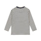 Dirkje Maglia a Manica Lunga Bambino Blu Navy Con Strisce Bianco Sporco 56608 - 8720815512292 - DarSaGiocattoli