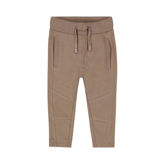 Dirkje Pantaloni Jogging Neonato Morbidi Marroni Con Cuciture Laterali O56573 - 8720815510250 - DarSaGiocattoli