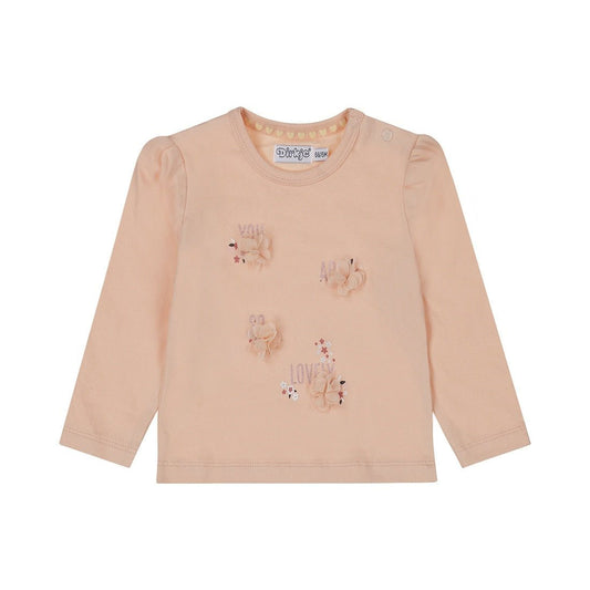 Dirkje T-Shirt a Manica Lunga Neonata Rosa O56325 - 8720815501739 - DarSaGiocattoli