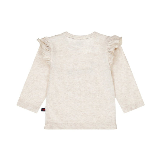 Dirkje T-Shirt Manica Lunga Bassotto Beige Grigio Per Bambina Q52481 - 35 - 8720815337062 - DarSaGiocattoli