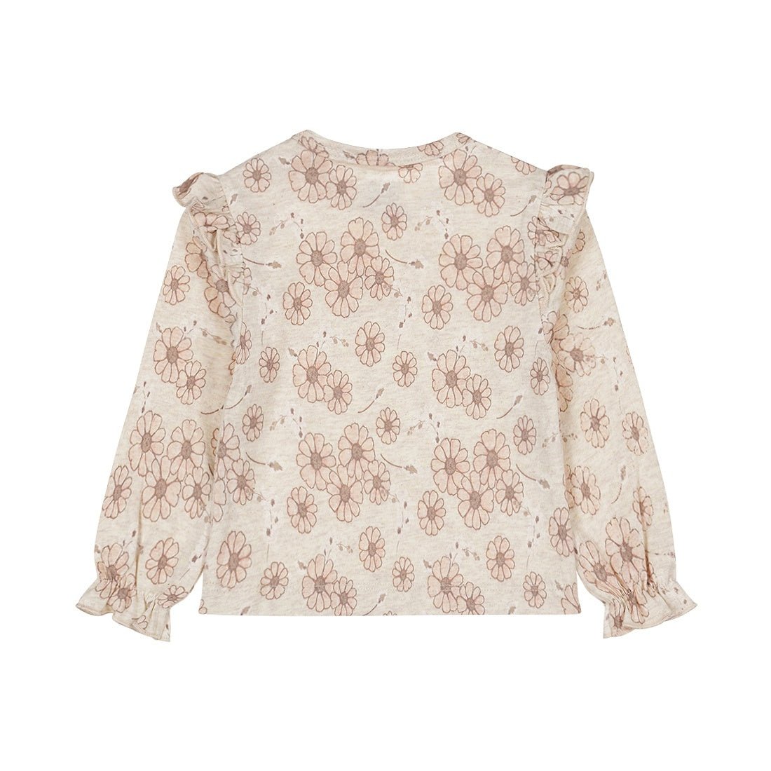 Dirkje T-Shirt Neonata a Maniche Lunghe Con Fiori O56319 - 8720815501180 - DarSaGiocattoli