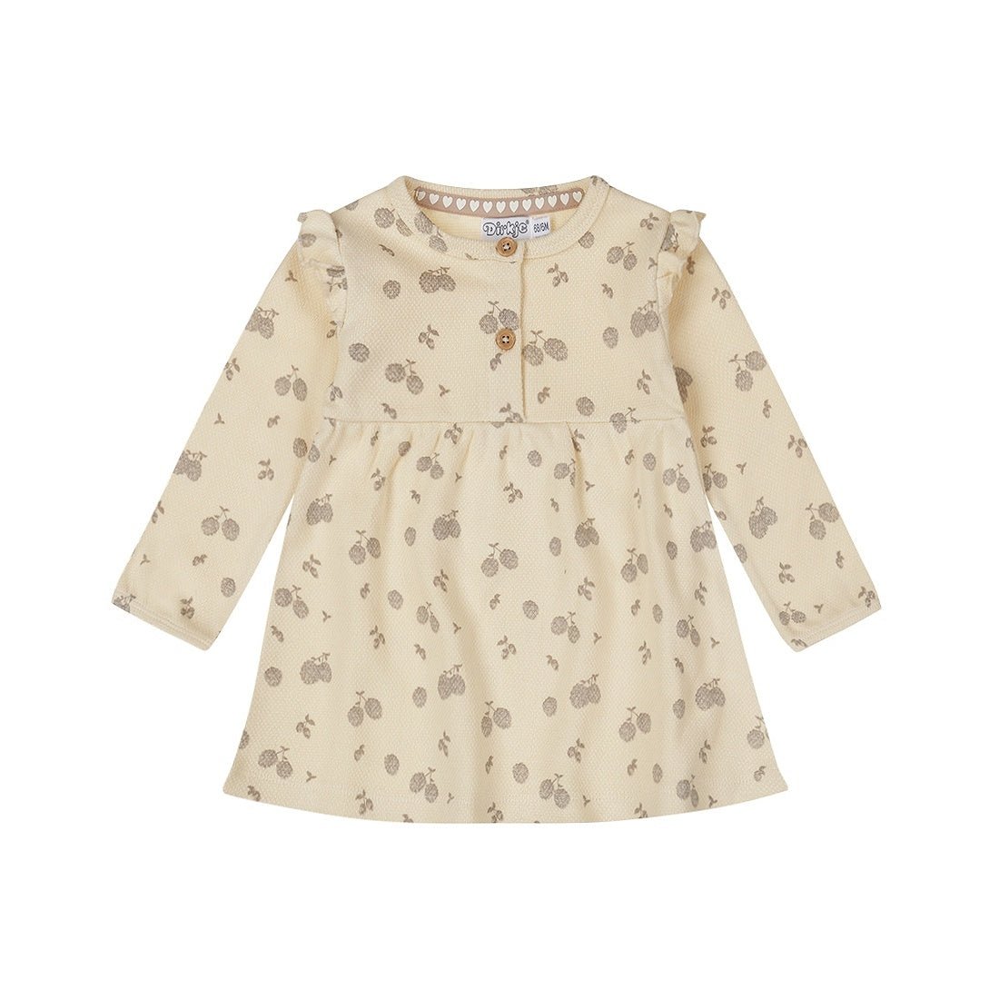 Dirkje Vestito Neonata Bianco Sporco Fantasia O56359 - 8720815502767 - DarSaGiocattoli