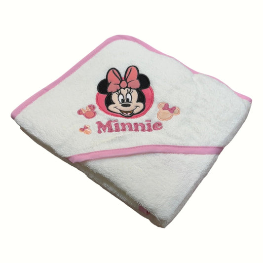 Disney Accappatoio Triangolo Spugna In Puro Cotone Ricamato Topolino - Minnie - 5949082531666 - DarSaGiocattoli