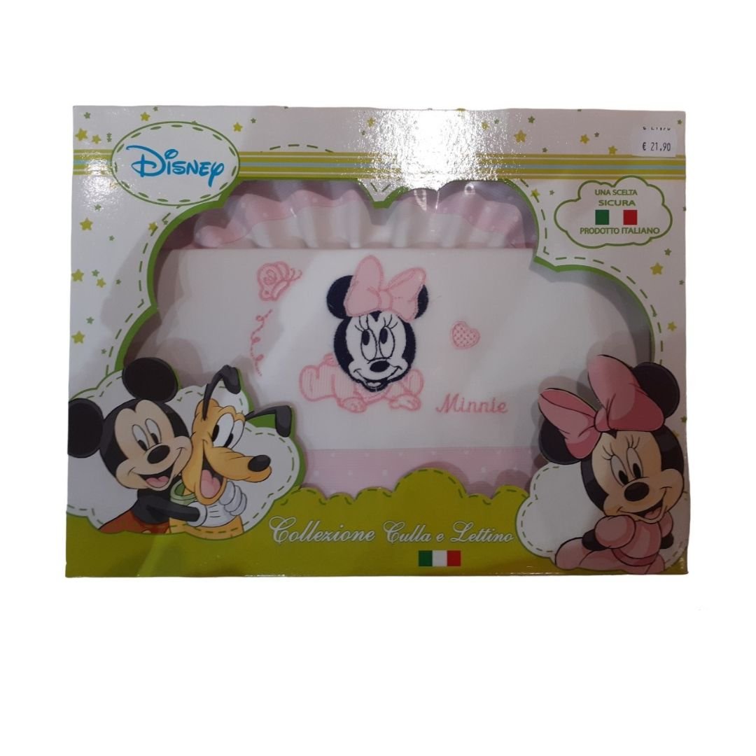 Disney Arnetta Coordinato Culla Set 3 Pezzi Minnie Rosa CP01 - DarSaGiocattoli