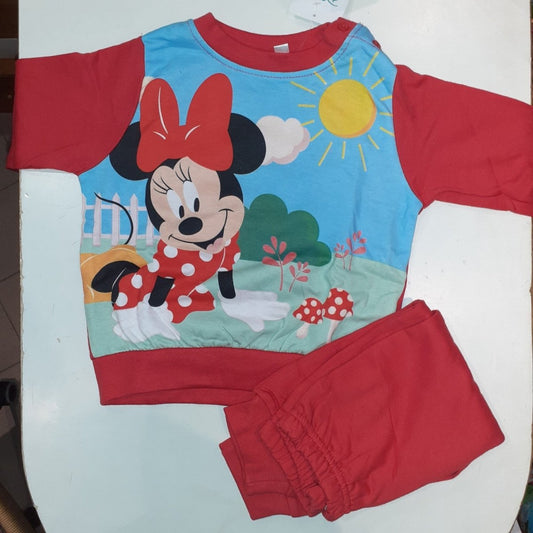 Disney Pigiama Neonata Felpa Minnie 2 Pezzi 0055 - 5949082518162 - DarSaGiocattoli