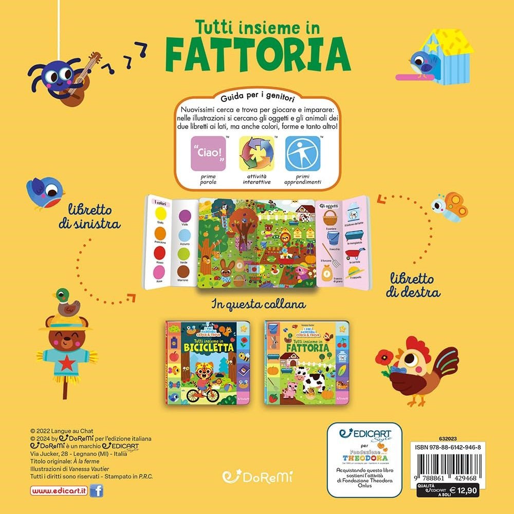  Doremì Junior Tutti in Sieme Fattoria! I Miei Incredibili Cerca e Trova. Ediz.a Colori - 9788861429468 - DarSaGiocattoli