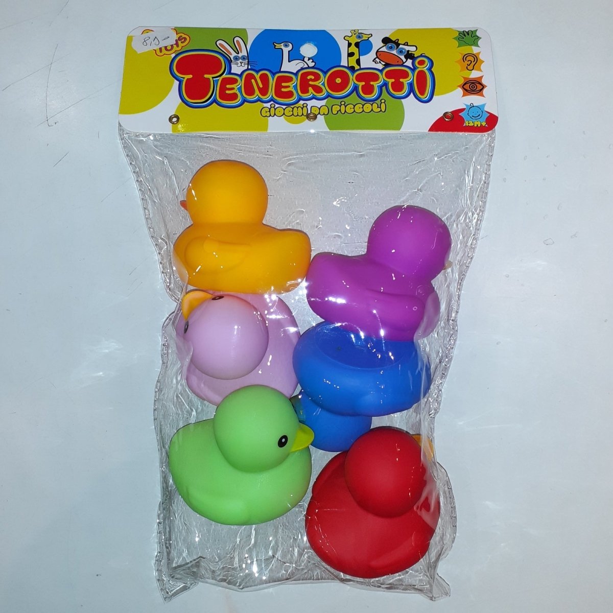 Easy Toys Tenerotti 6 pezzi Papere 31x20.5 cm 18032 - 8055386180282 - DarSaGiocattoli