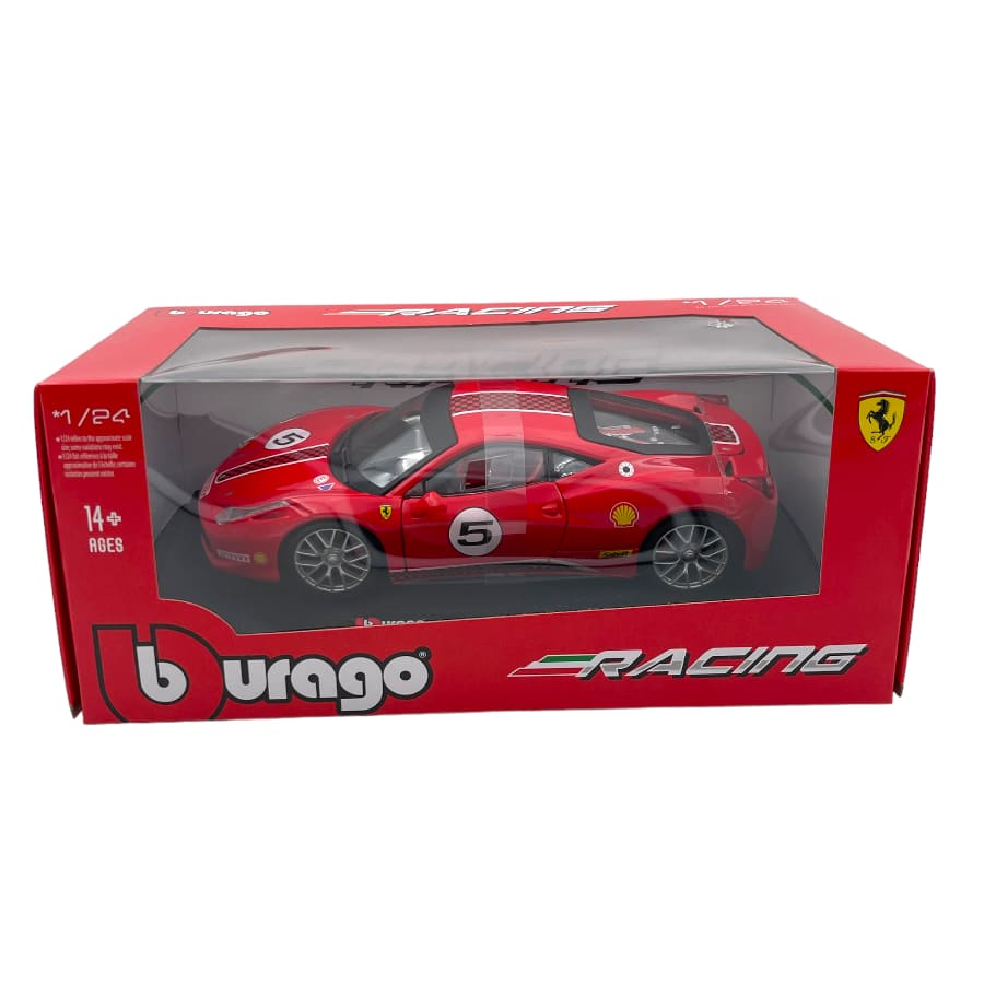 Ferrari 458 Challenge 1:24 In Metallo Burago 18-26302 - 4893993263028 - DarSaGiocattoli