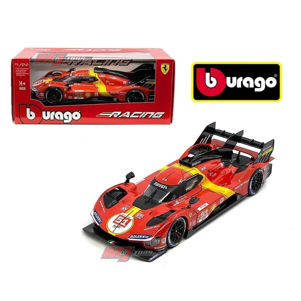 Ferrari 499P Auto Red 1:24 Burago 18-26309 - 4893993263097 - DarSaGiocattoli