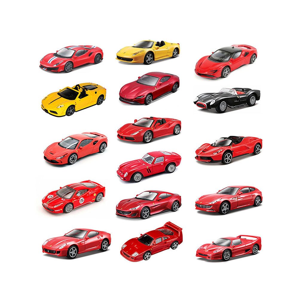 Ferrari Assortite 1:43 In Metallo Burago 18-36000/36100 - 4893993360000 - DarSaGiocattoli