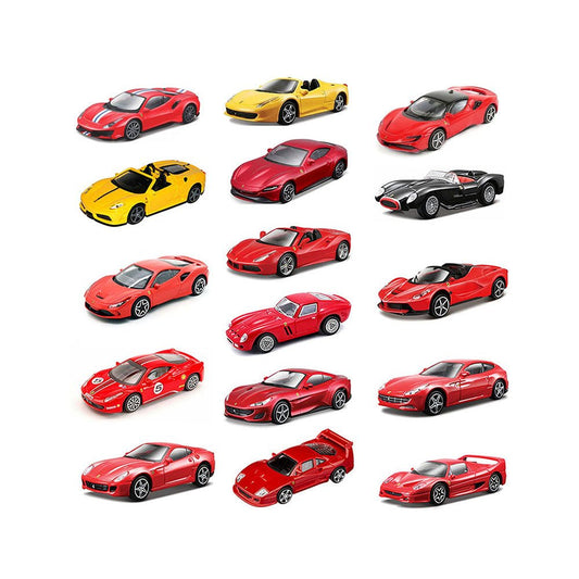 Ferrari Assortite 1:43 In Metallo Burago 18-36000/36100 - 4893993360000 - DarSaGiocattoli