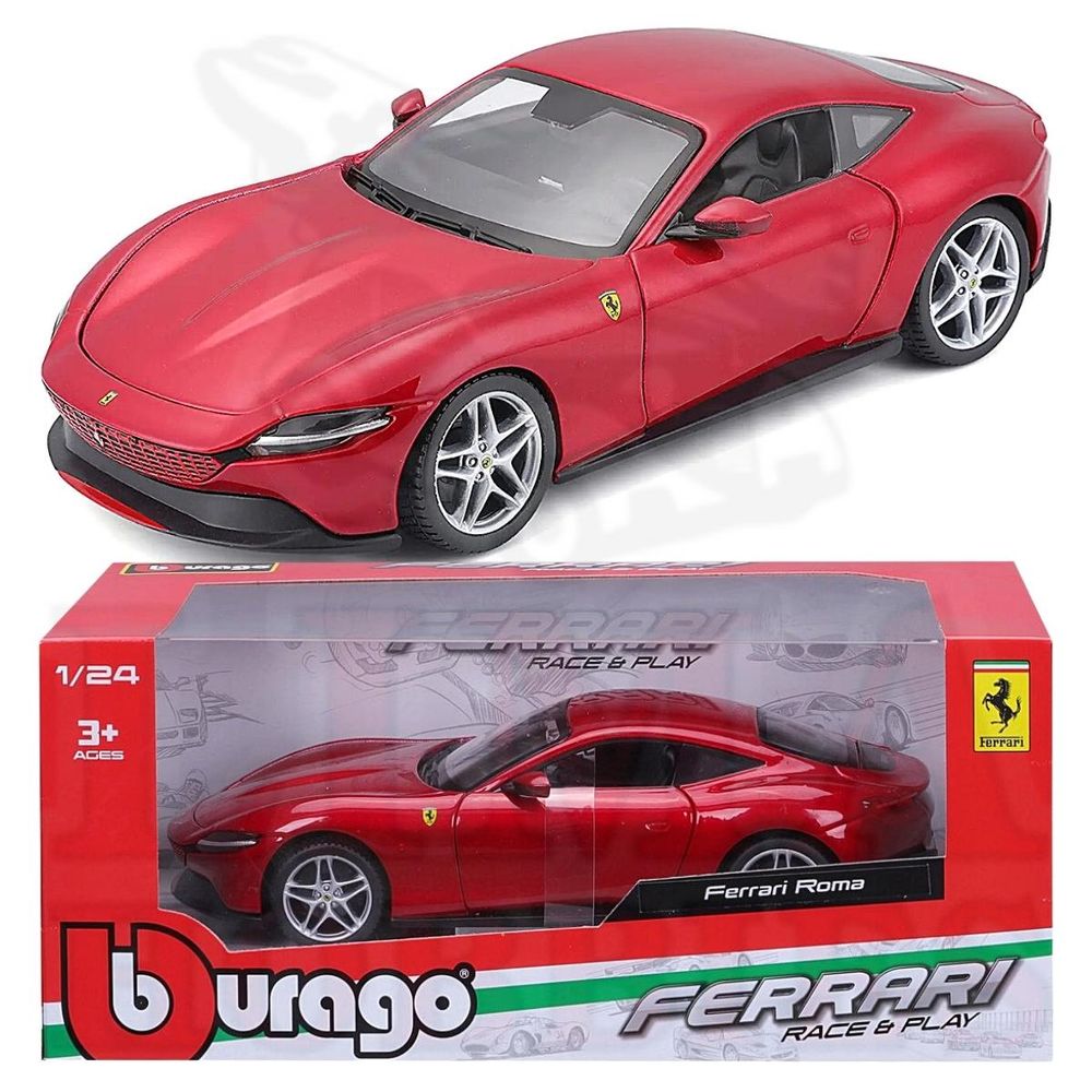 Ferrari Roma Scala 1:24 R&P Assortiti Burago 18 - 26029 - 4893993260294 - DarSaGiocattoli