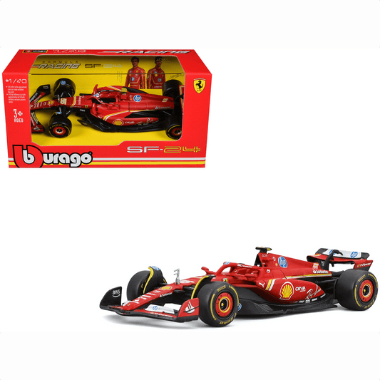Ferrari SF-24 Scuderia Leclerc 1:43 Burago 18-36844 - 4893993016549 - DarSaGiocattoli