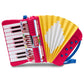 Fisarmonica Bontempi 17 Tasti 6 Bassi Con Tracolla 33 1780 Per Bambini - 0047663181431 - DarSaGiocattoli