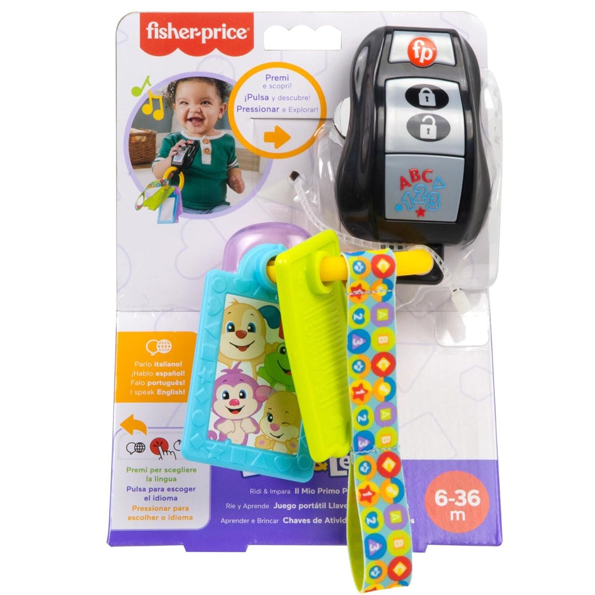 Fisher - Price Il Mio Primo Portachiavi HWY38 - 0194735223909 - DarSaGiocattoli