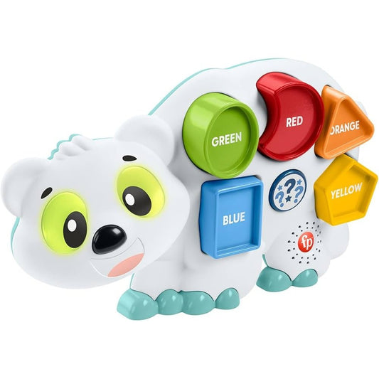 Fisher - Price Parlamici Fabietto Orsetto Forme e Colori HRB80 - 0194735172108 - DarSaGiocattoli