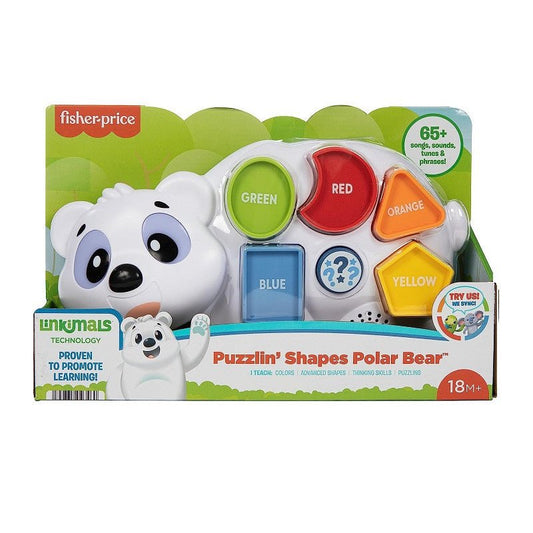 Fisher - Price Parlamici Fabietto Orsetto Forme e Colori HRB80 - 0194735172108 - DarSaGiocattoli