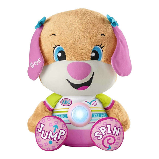 Fisher - Price Sorellina di Cagnolino Gigante Grande Peluche Musicale HGW88 - 0194735059669 - DarSaGiocattoli