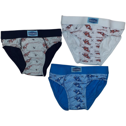 Gasolino Mutande Slip Bambino Bimbo Cotone Intimo U3565/F - 8058058408516 - DarSaGiocattoli