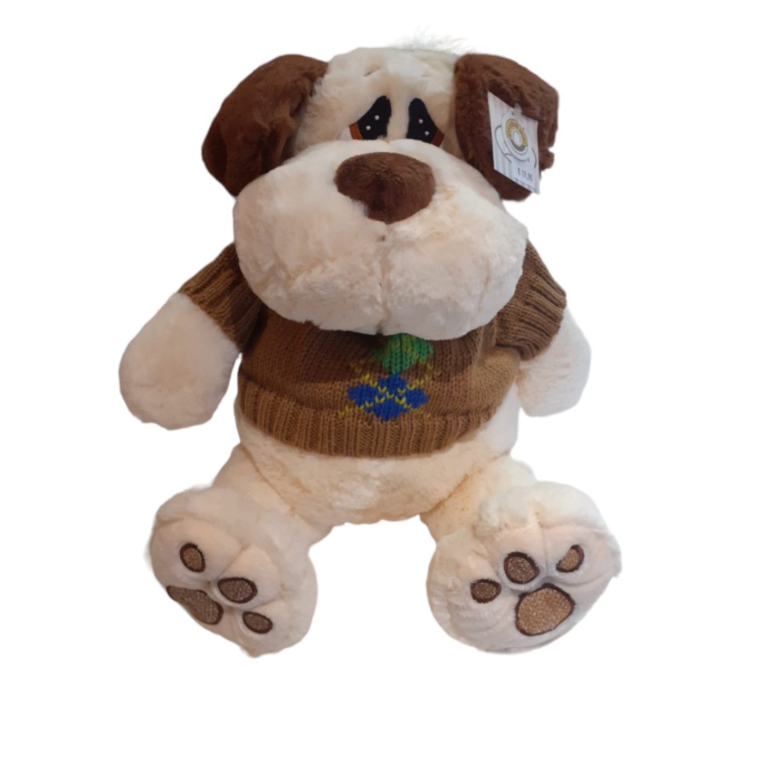 Giochi Sicuri Peluche Tristy Seduto Con Maglione 870255 - 8004332702559 - DarSaGiocattoli