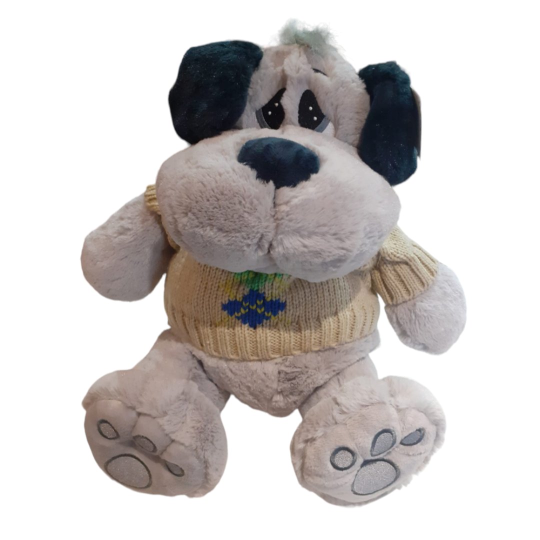 Giochi Sicuri Peluche Tristy Seduto Con Maglione 870255 - 8004332702559 - DarSaGiocattoli