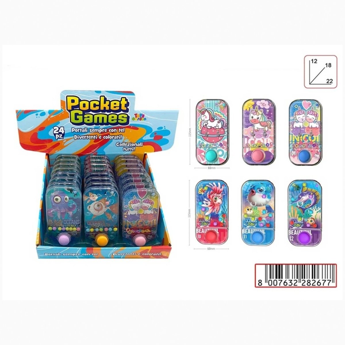 Gioco d'Acqua Pocket Toys Garden 28267 - 8007632282677 - DarSaGiocattoli