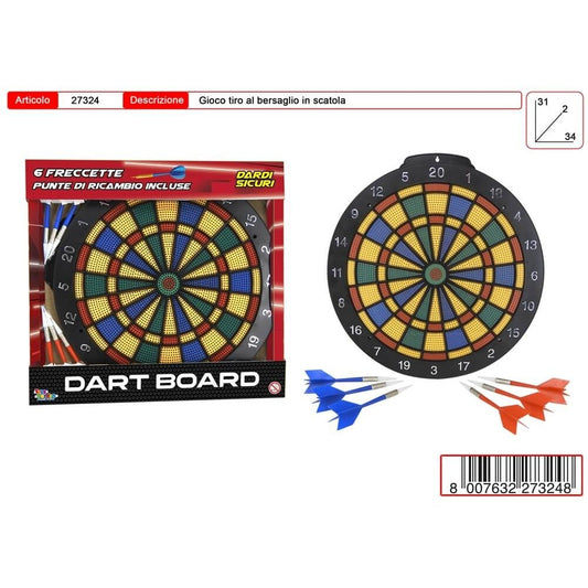Gioco Dardi Con Bersaglio Sicuro Per Bambini Toys Garden 27324 - 8007632273248 - DarSaGiocattoli