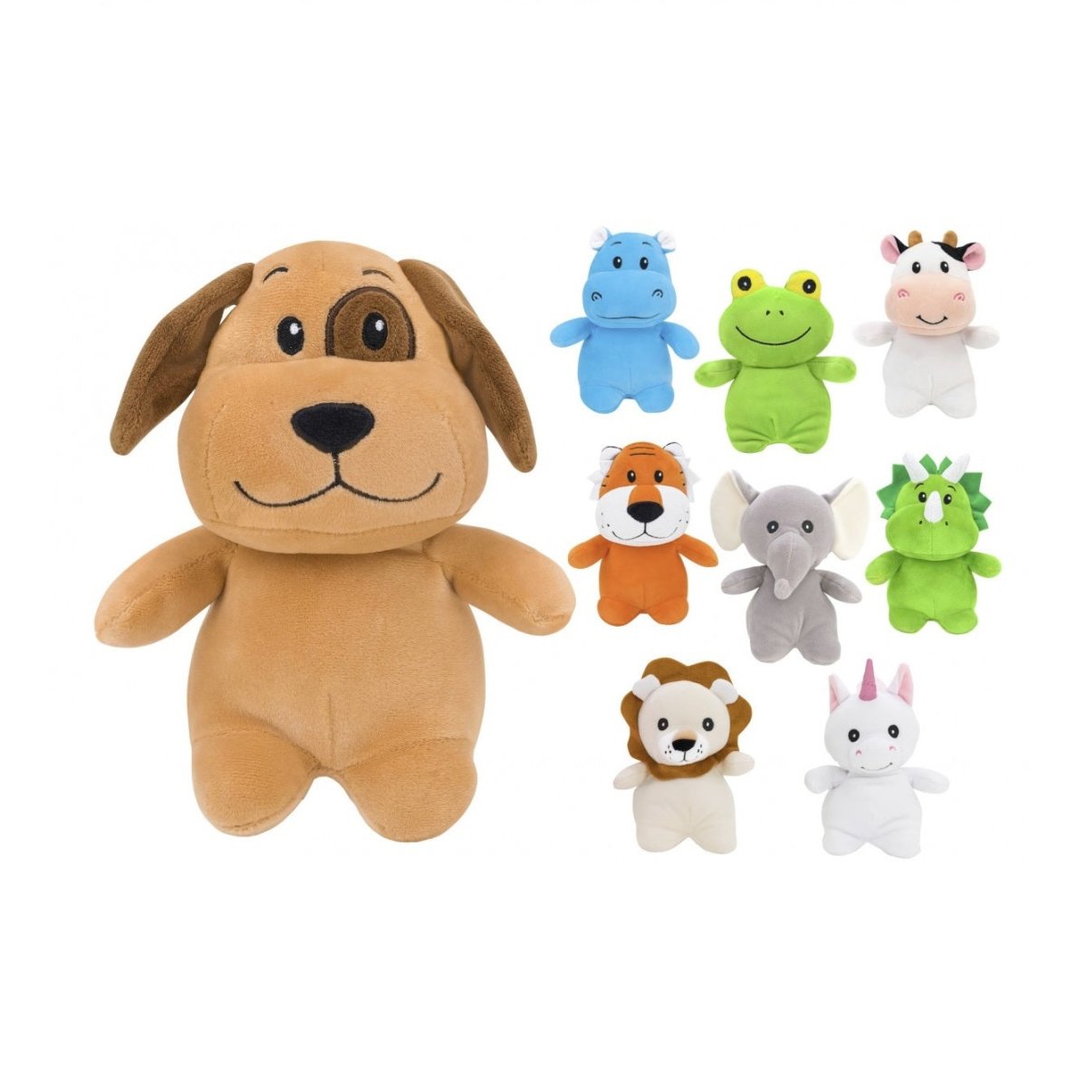 Globo Animali Di Stoffa Soffici 15 Cm Assortiti 05496 - 8014966054962 - DarSaGiocattoli