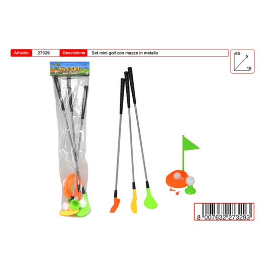 Golf Set In Metallo Giocattolo Per Bambini Toys Garden 27329 - 8007632273293 - DarSaGiocattoli