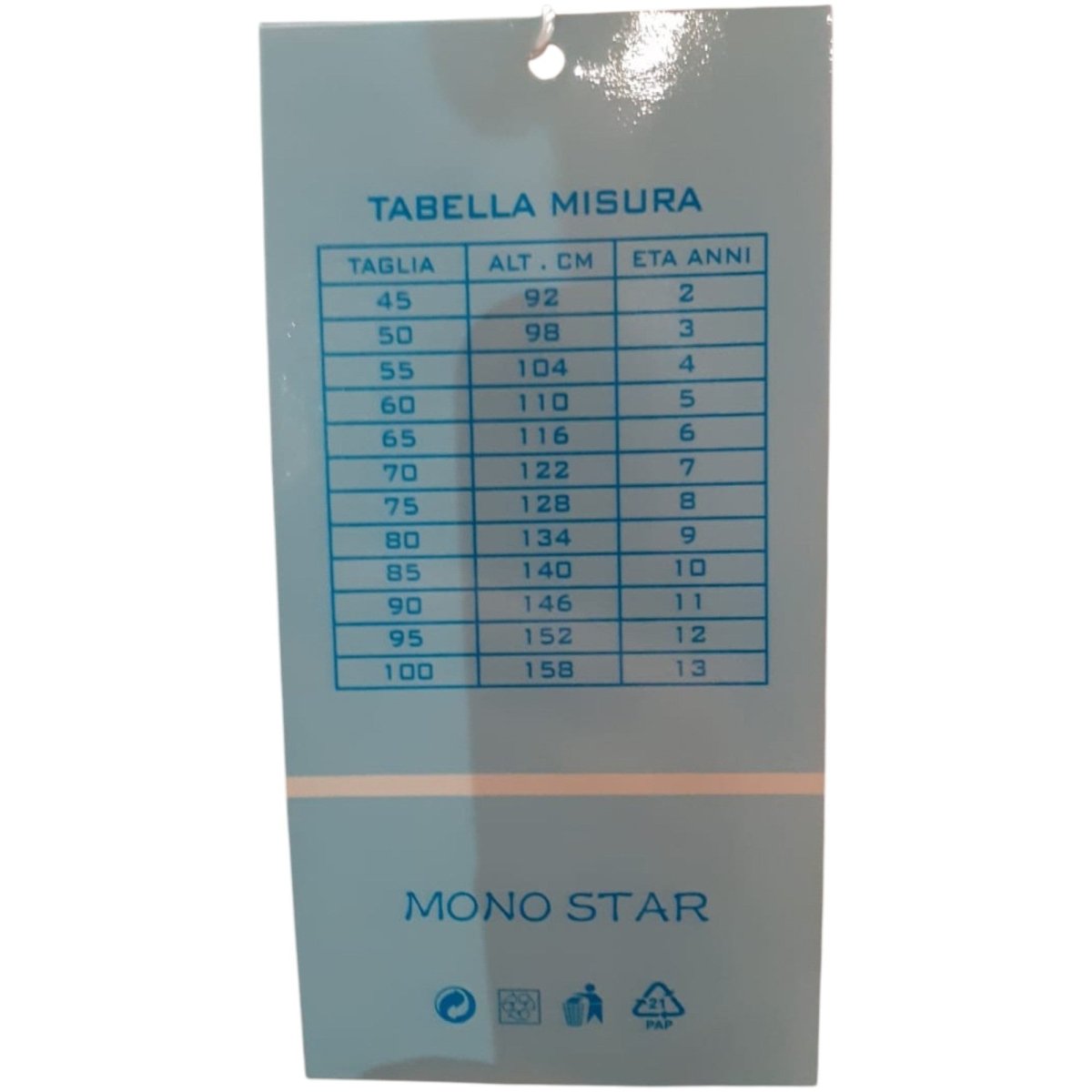 Grembiule Asilo Bambino Zip Bianco Mono Star F-3963 -  - DarSaGiocattoli