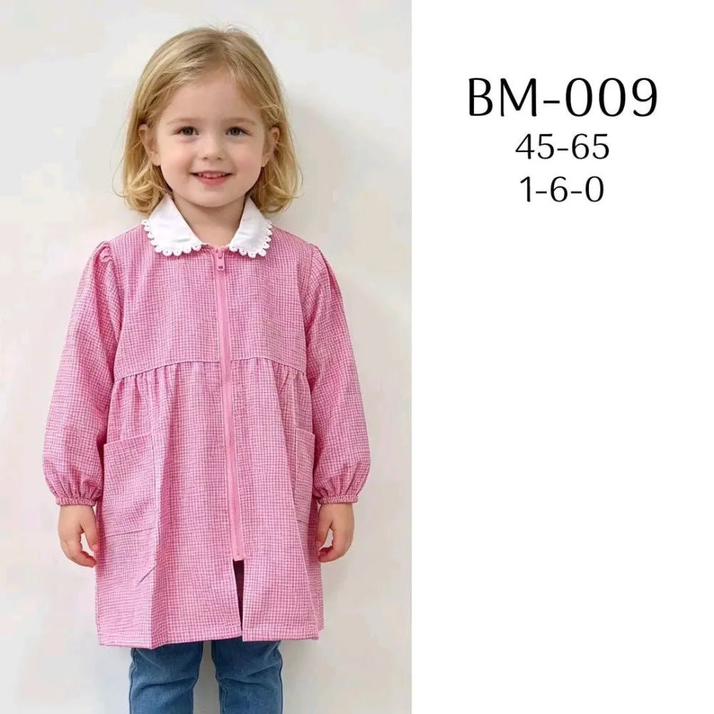 Grembiule Bambina Yes Do Kids BM009 con Zip per Scuola e Asilo -  - DarSaGiocattoli