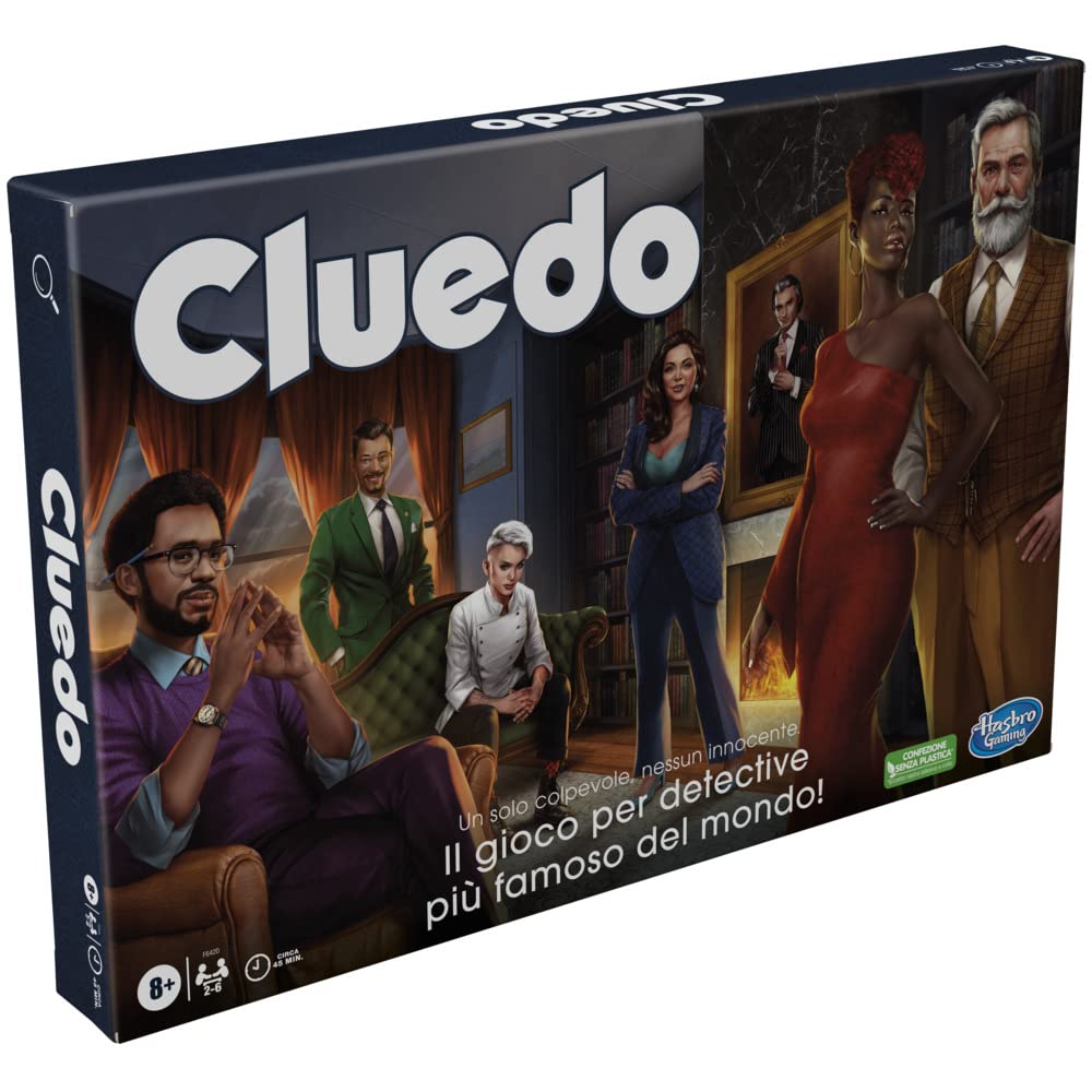 Hasbro Cluedo Classico Refresh F6420 - 5010994207243 - DarSaGiocattoli