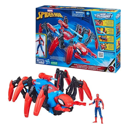 Hasbro Marvel Spider - Man Spiderman Colpisci e Cattura Web Splasher F7845 - 5010996129154 - DarSaGiocattoli