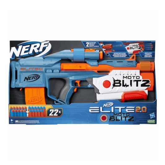 Hasbro Nerf Elite 2.0 blaster Motoblitz CS - 10 lancio motorizzato a 10 dardi - 5010994124397 - DarSaGiocattoli
