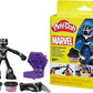 Hasbro Play - Doh Playdoh Black Panther Cutting Claws Marvel Figures F9829 - 5010996257581 - DarSaGiocattoli