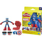 Hasbro Play - Doh Playdoh Set Capitan America Stamping Shield - 5010996257598 - DarSaGiocattoli