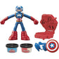 Hasbro Play - Doh Playdoh Set Capitan America Stamping Shield - 5010996257598 - DarSaGiocattoli