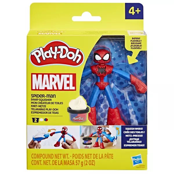 Hasbro Play - Doh Playdoh Set Spiderman thwip squisher - 5010996257567 - DarSaGiocattoli