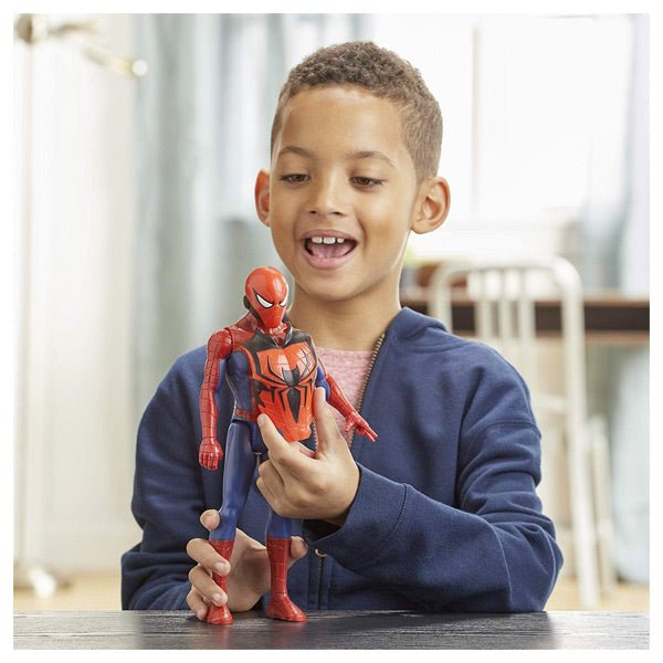 Hasbro Spider - Man Action Figure 30cm con Blaster Titan Hero Blast Gear ‎E7344 - 5010993645671 - DarSaGiocattoli